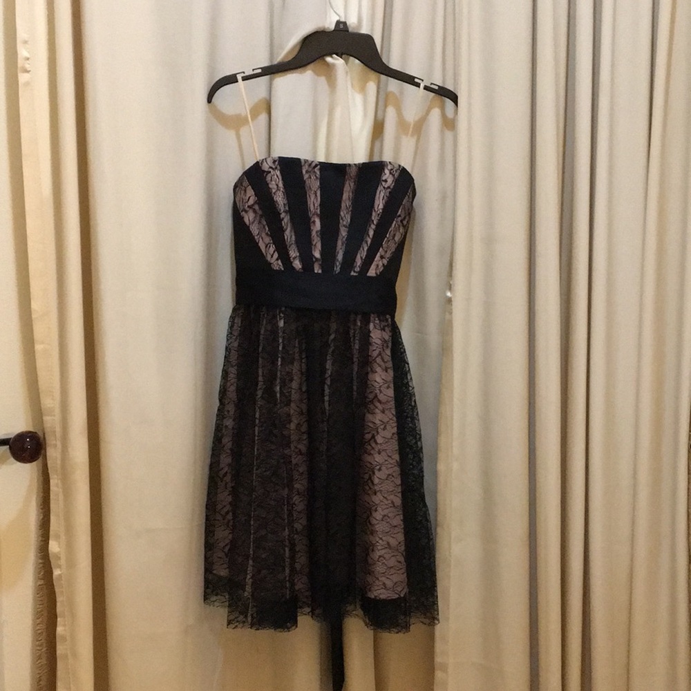 Beautiful Pink/Blush/Black Dress